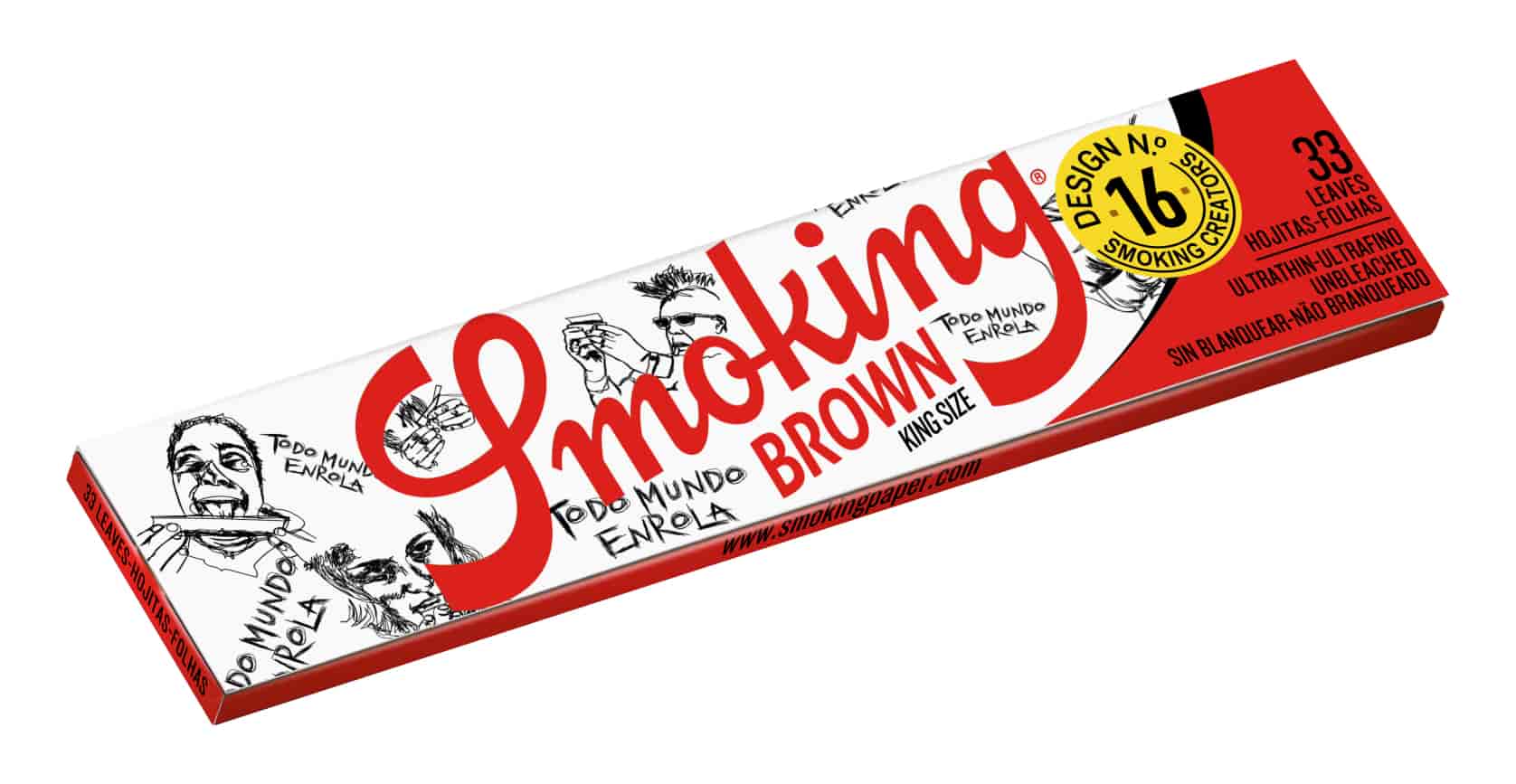 Cigarettapapír Smoking Brown Creators KS limitált kiadás - 10. image